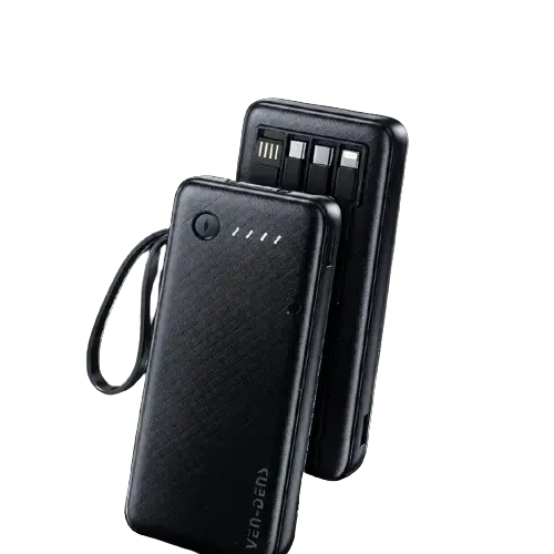 Ven-Dens VD-PB058 10000mAh Fast Charging Power Bank with Dual USB Output & LED Battery Display 2
