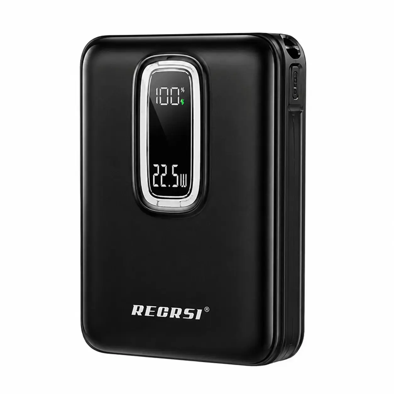 Recrsi RE-PB057 10000mAh Ultra Portable Fast Charging Power Bank with LED Battery Level Display 2