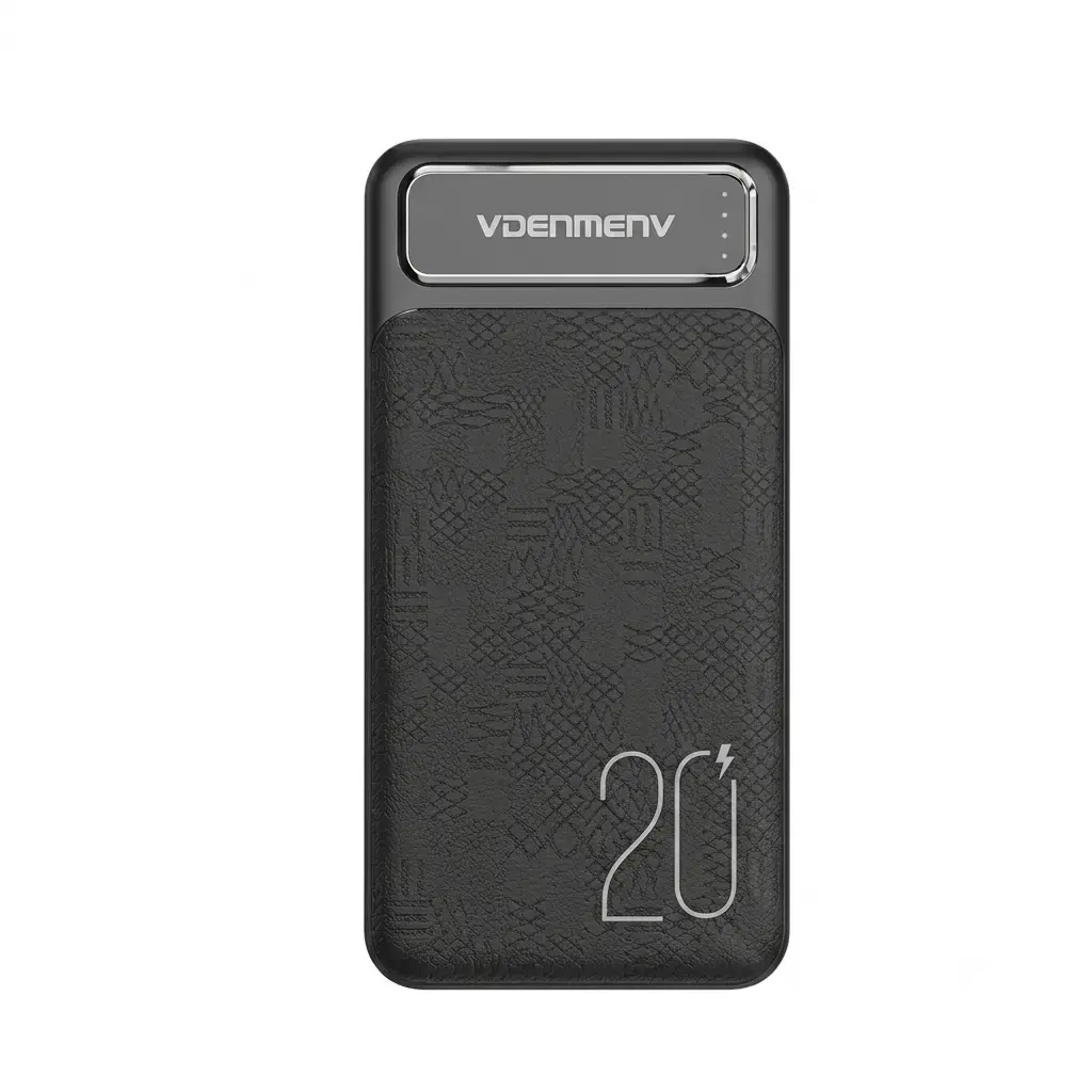 VDENMEN V-DP10 20000mAh Fast Charging Power Bank with Dual USB Output, Type-C Input & LED Digital Display 2