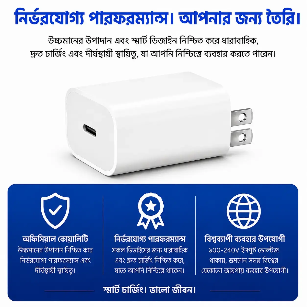 Apple 20W USB-C Power Adapter (2-Pin) Fast Charging Wall Charger for iPhone, iPad & USB-C Devices 4