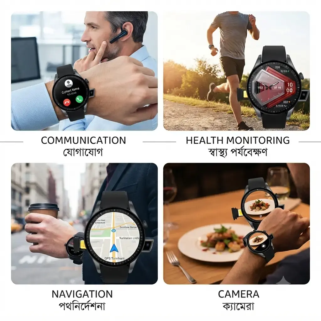 BW16  Smart Watch with Bluetooth Calling – HD Round Display | Health & Fitness Tracker 5