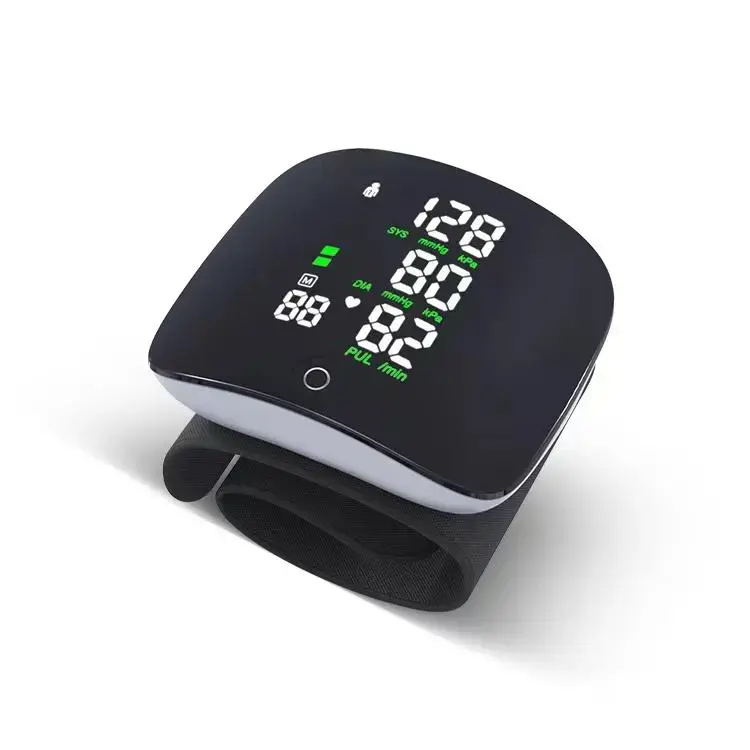Smart Digital Wrist Blood Pressure Monitor Automatic BP Machine with Heart Rate Detection & Memory Function 2