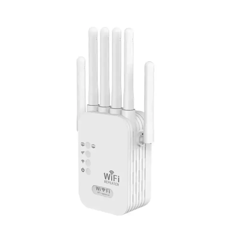 6-Antenna Wi-Fi Repeater (300 Mbps) High-Speed Wireless Signal Booster with WPS, LAN Port & Wide Coverage 2