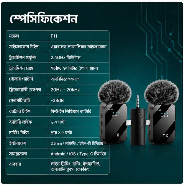 F11-2 Bluetooth Karaoke Microphone & Speaker Combo | Smart Wireless Singing Mic for Entertainment 4