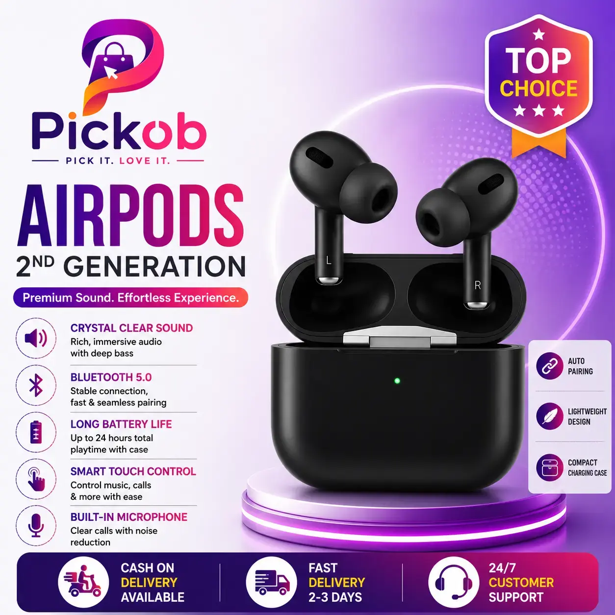 Apple AirPods Pro (2nd Generation) with MagSafe Charging Case (USB-C) 