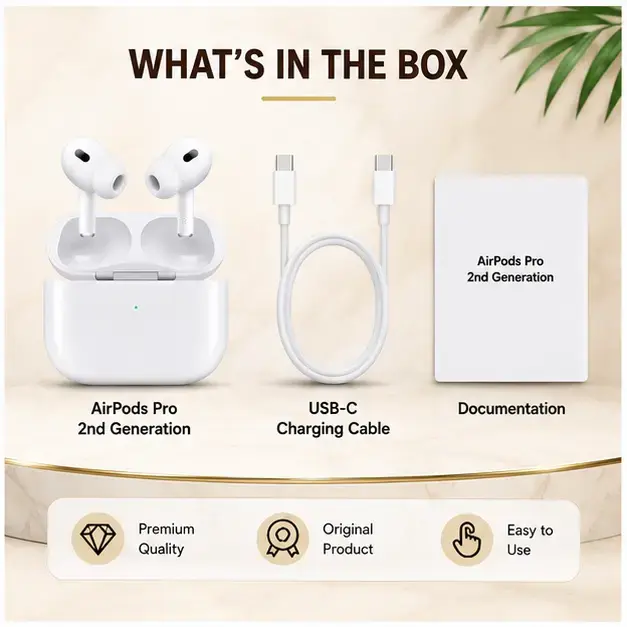 Apple AirPods Pro (2nd Generation) with  USB-C Charging Case  5
