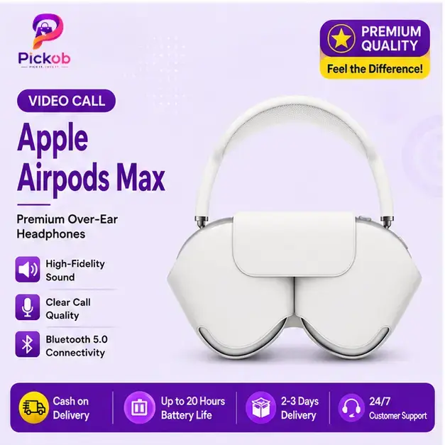 Apple AirPods Max – Premium Wireless Over-Ear Headphones with Active Noise Cancellation (USB-C)