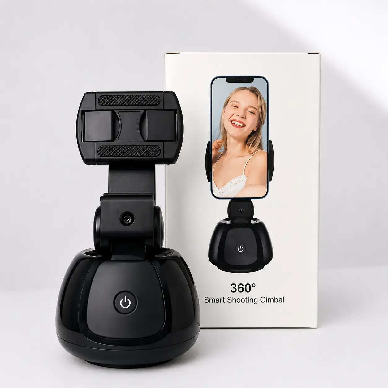 360° Smart Shooting Gimbal AI Face Tracking Phone Holder | Auto Face Tracking Selfie Stand | No App Required 2