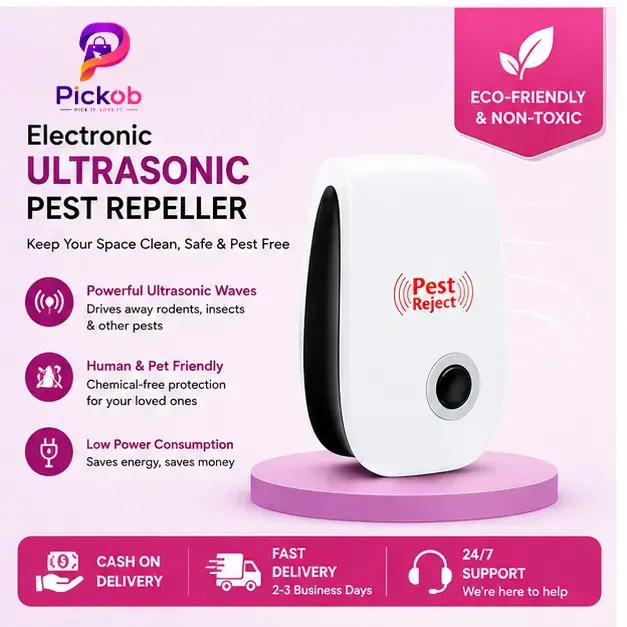 Electronic Ultrasonic Pest Repeller | Plug-in Ultrasonic Insect & Rodent Repellent& Rodent Repellent
