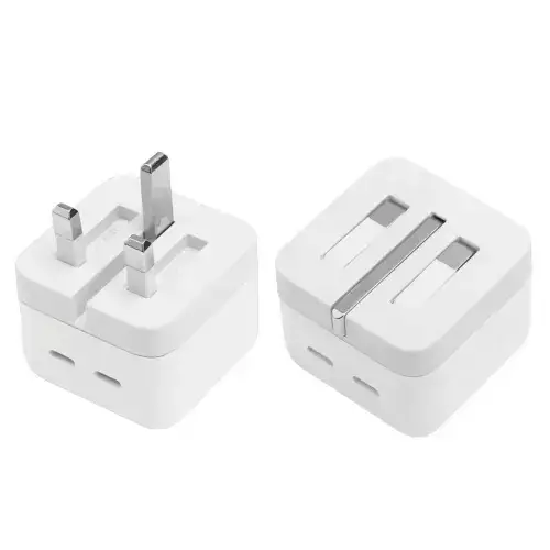 Apple 35W USB-C Power Adapter (3-Pin) | Dual USB-C Fast Charger 2