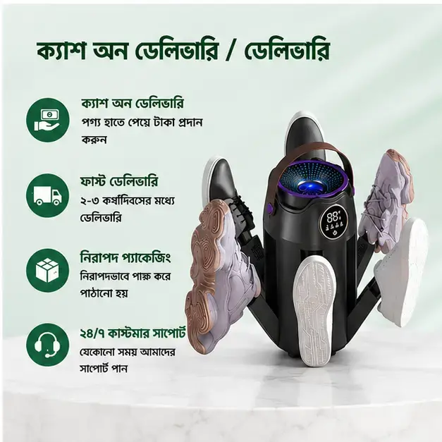 Automatic 6-Leg Electric Shoe Dryer & Deodorizer – Intelligent Constant Temperature  5