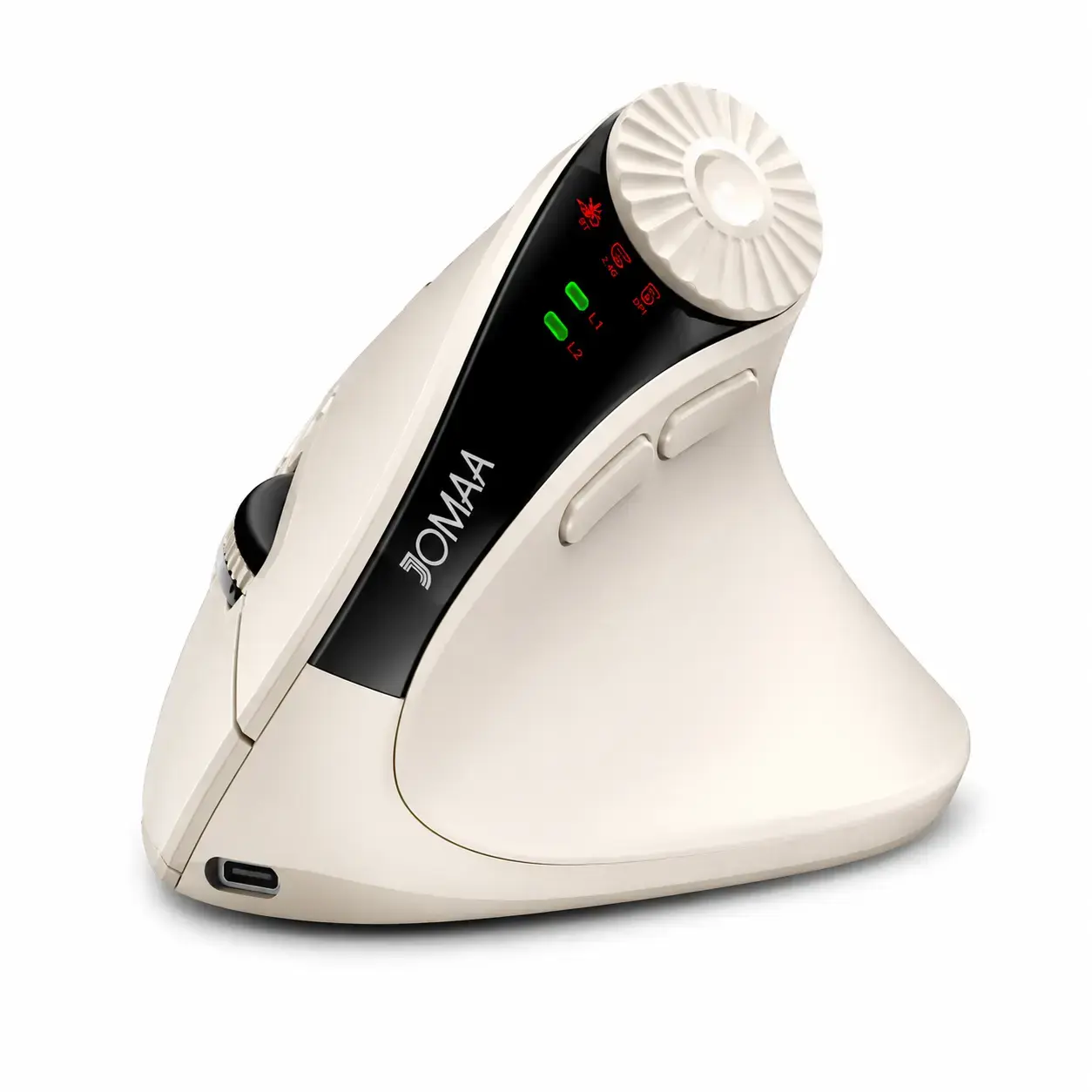 JOMAA Wireless Bluetooth Vertical Rechargeable Ergonomic Mouse  2