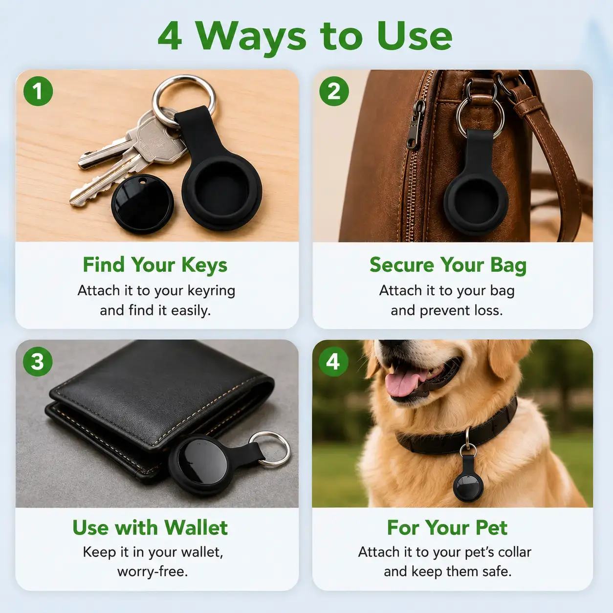 Smart Bluetooth Item Tracker – Anti-Lost & Anti-Theft Finder with Bluetooth 4.0, Last-Seen Location & Remote Camera Shutter 5