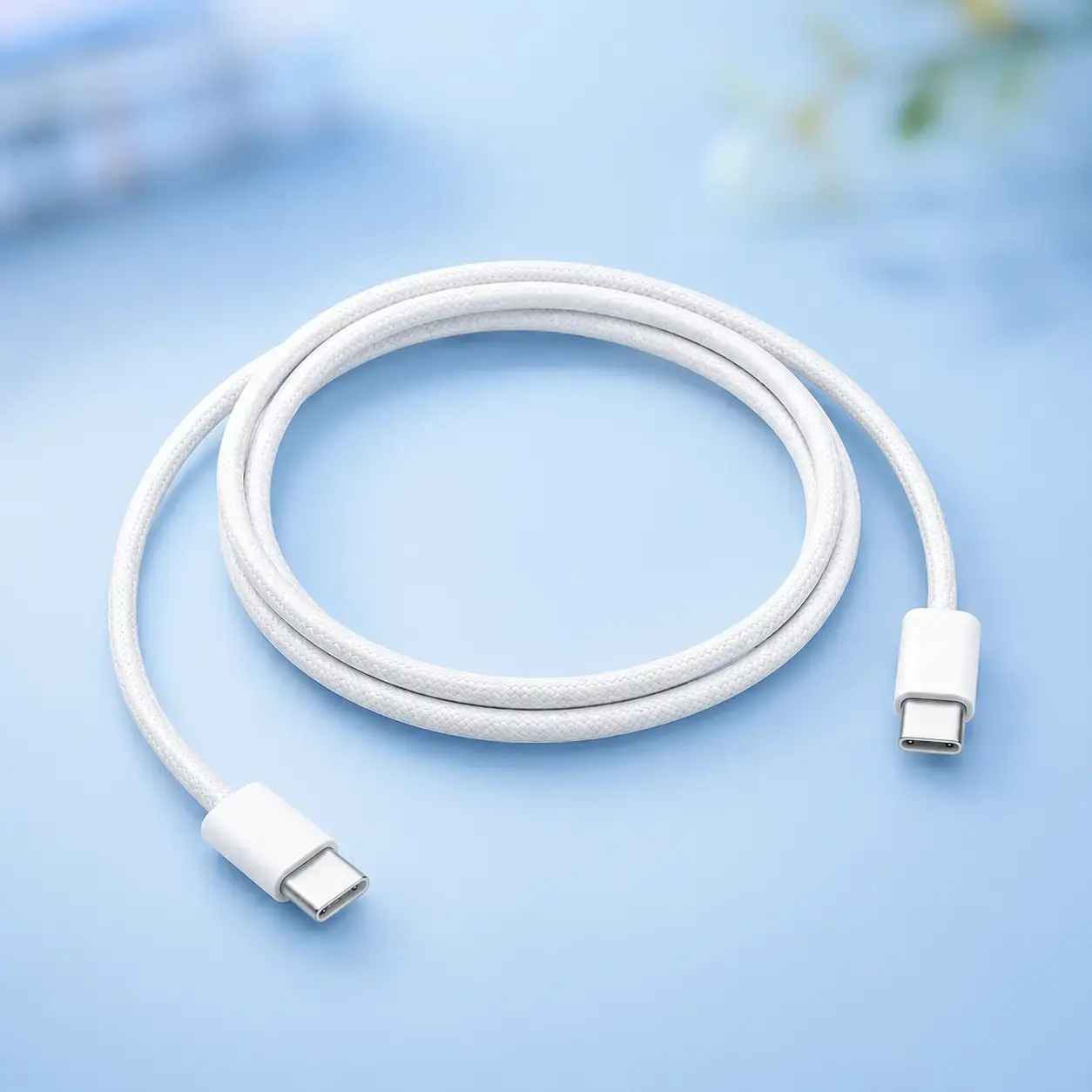 Apple USB-C Charge Cable  – 60W Fast Charging, USB 2.0 Data Sync & Woven Cable for USB-C Devices 2